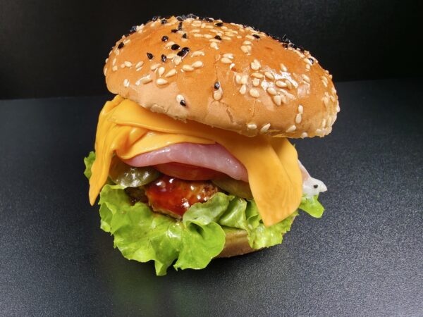 Mini Burgeri ar cūkgaļu, bekonu, u.c. diametrs 10 cm. - Image 2