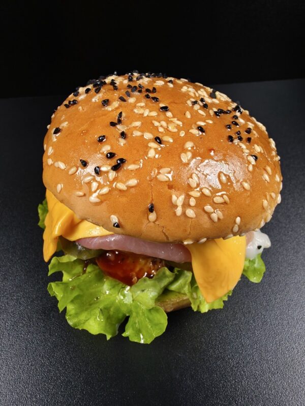 Mini Burgeri ar cūkgaļu, bekonu, u.c. diametrs 10 cm. - Image 3