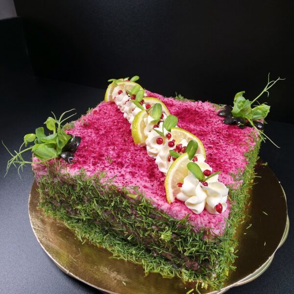 Tunča torte ar olu un krabju krēmu - Image 2