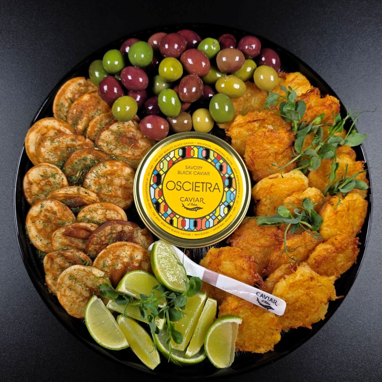 Ekskluzīva kaviāra plate — izsmalcināta garšu un elegances saspēle, kas radīta īpašiem mirkļiem. - Image 3